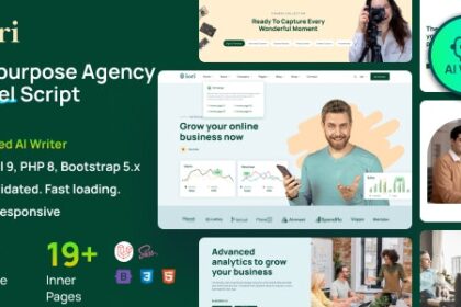 Iori - Business Website for Company, Agency, Startup With AI Writer Tool & Shopping Cart