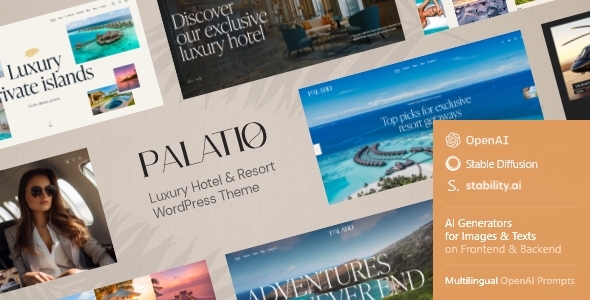 Palatio - Luxury Hotel & Resort WordPress Theme