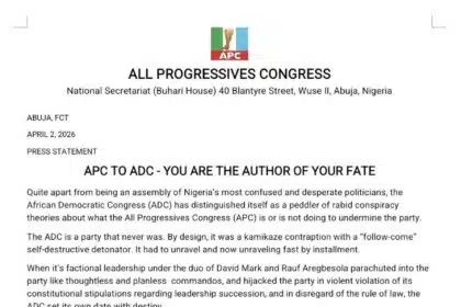You Are The Author Of Your Fate - APC To ADC