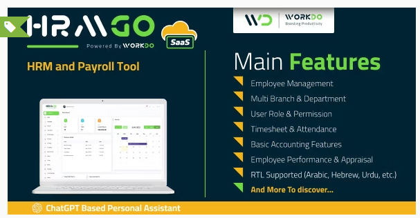 HRMGo SaaS - HRM and Payroll Tool