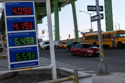 Average US gas prices remain above $4 as Trump says it'll cost more for 'a little while'