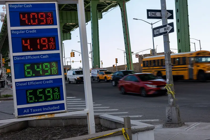 Average US gas prices remain above $4 as Trump says it'll cost more for 'a little while'