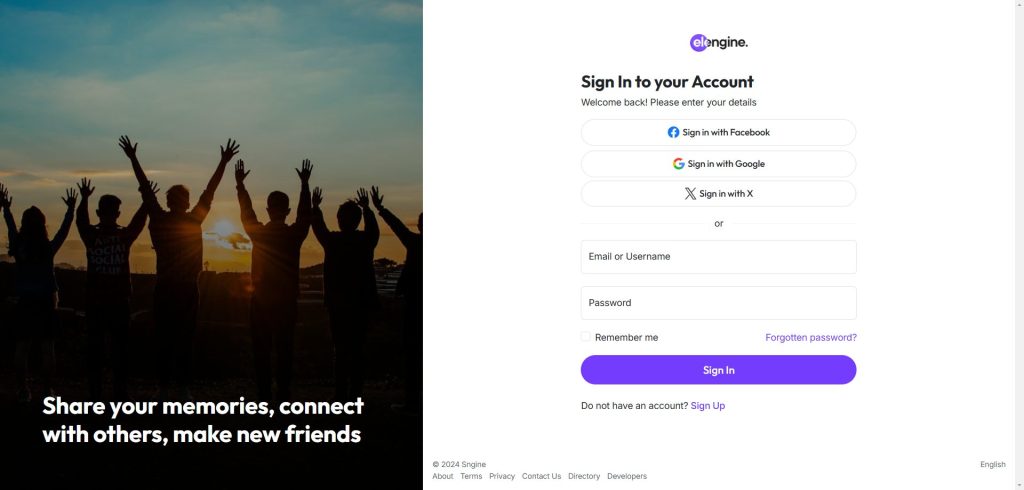 Xngine - The Ultimate Sngine Theme