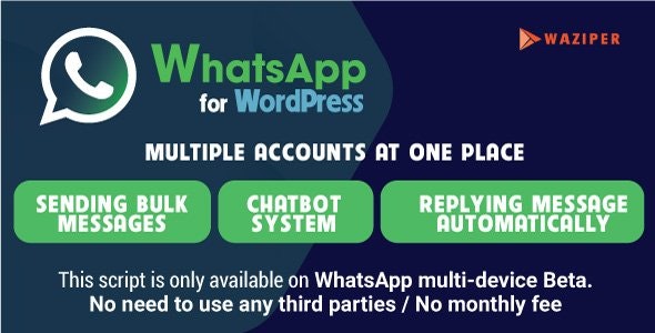 Waziper - Whatsapp Marketing Tool By Stackposts
