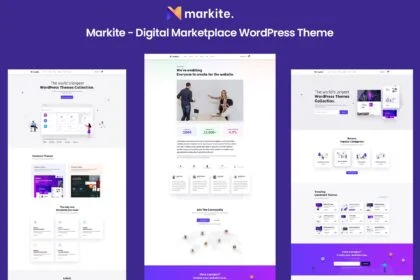 Markite - Digital Marketplace WordPress Theme