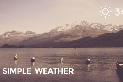 Simple Weather WordPress Shortcode & Widget