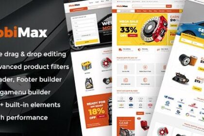Mobimax - Auto Parts WordPress Theme + WooCommerce Shop