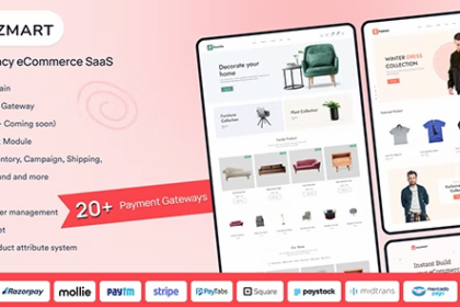Nazmart - Multi-Tenancy eCommerce Platform (SAAS)
