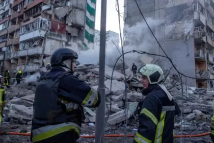 Bodies Pulled From the Rubble After Russia Unleashes One of Its Biggest Strikes on Kyiv