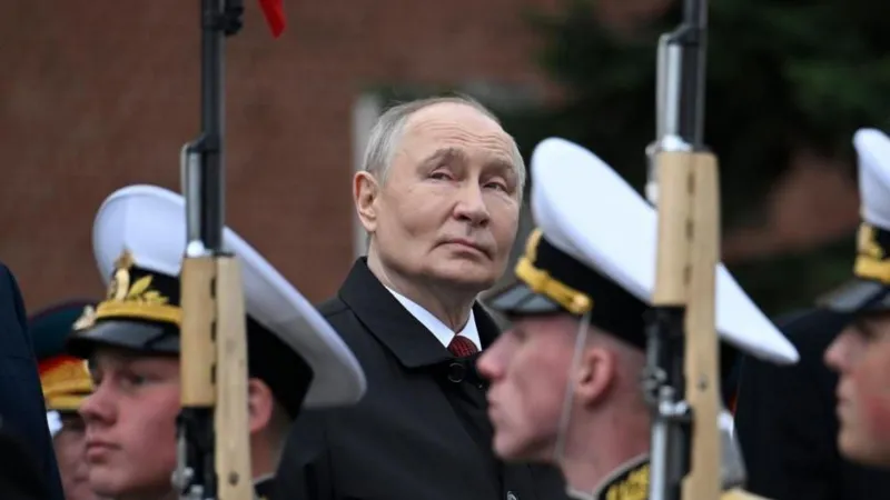 Putin Rages at NATO in Stripped-Down Victory Day Parade – No Tanks, Few Allies, Just Fury