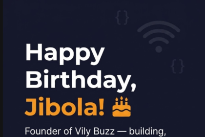 Happy Birthday to Our Founder & Admin, Jibola Olatunji! 🎂