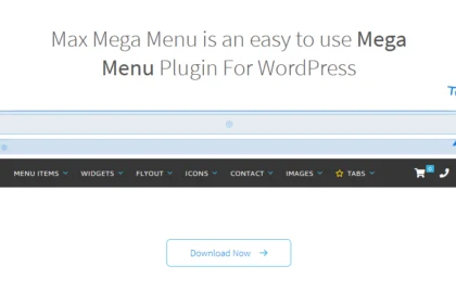Max Mega Menu Pro WordPress Plugin